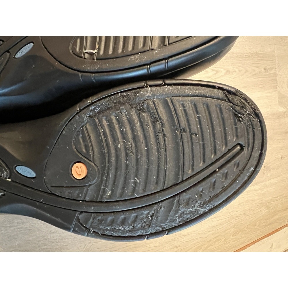Aravon New Balance Shoes Womens 8.5 D Farah Mary Jane Black Leather Hook & Loop - Picture 6 of 8